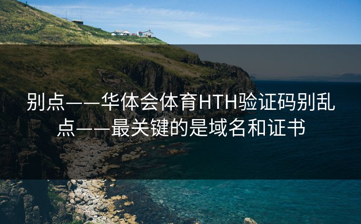 别点——华体会体育HTH验证码别乱点——最关键的是域名和证书